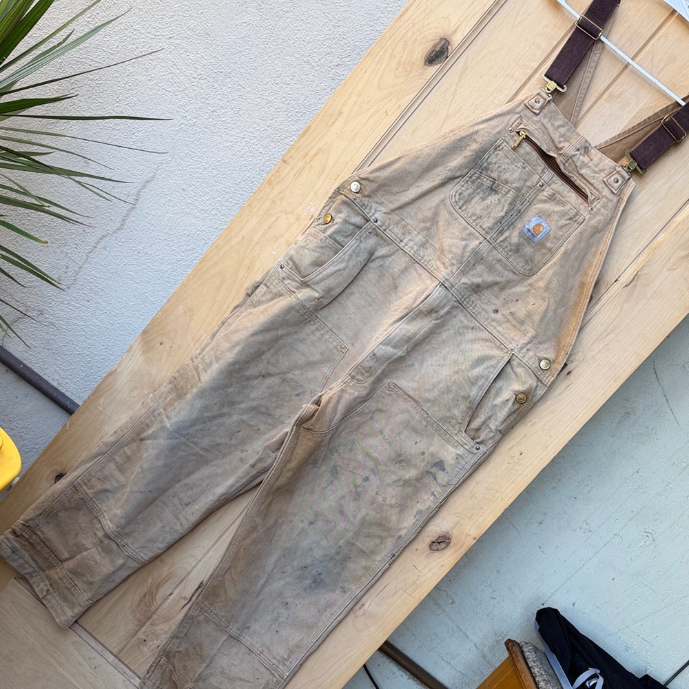 Carhartt Tan Overalls